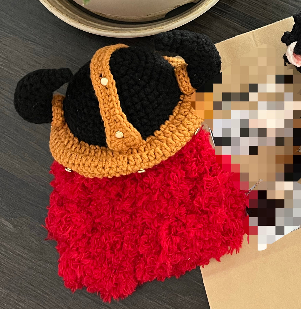 Handmade Crochet Knitted Art Ornament